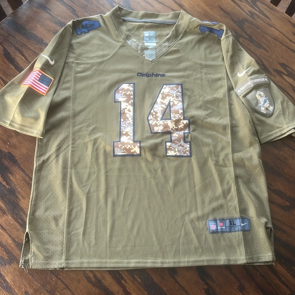 Miami Dolphins salute service jersey